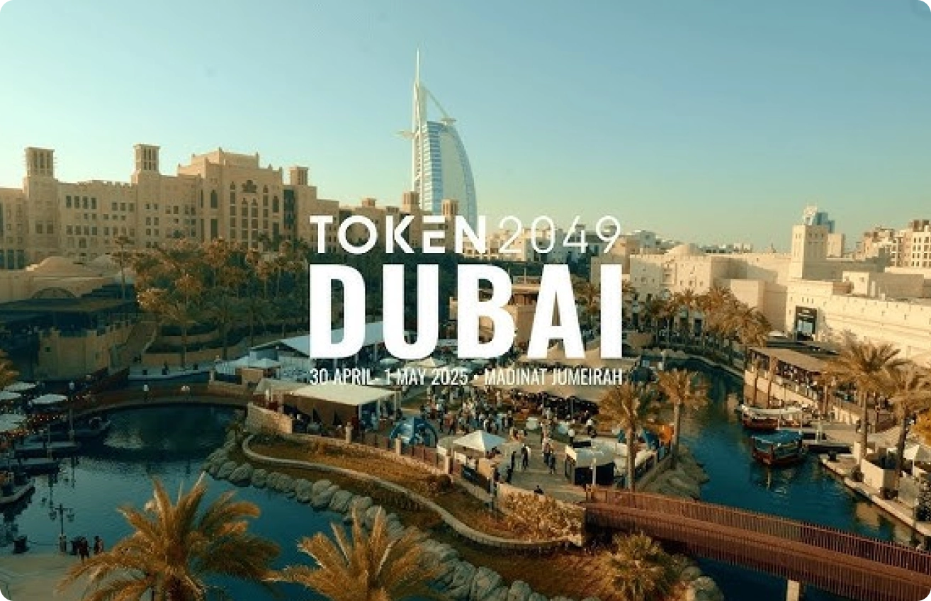 SKYDEX Booth at TOKEN2049 Dubai